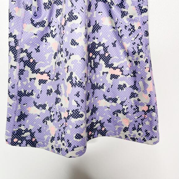 Ivivva by Lululemon Girls 12 Purple Camo Print Scoop Neck Racerback Tank Top - Picture 7 of 7